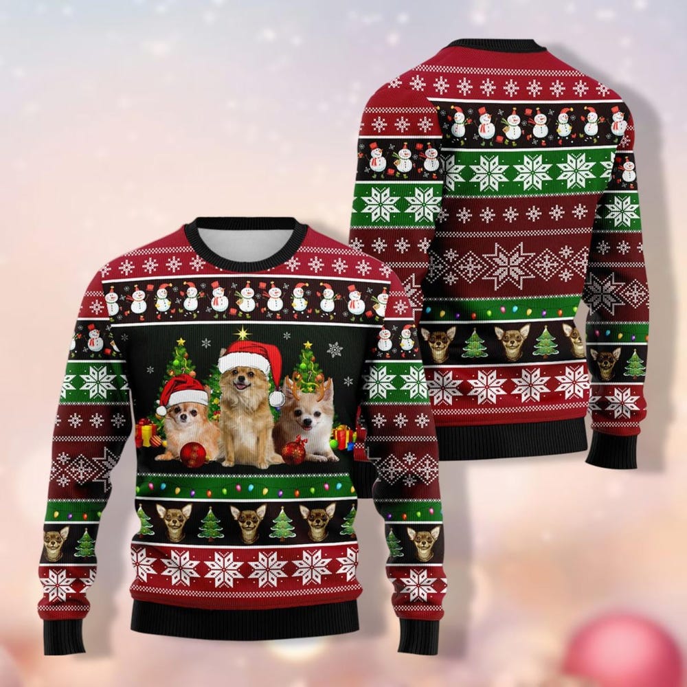 Chihuahua Ugly Christmas Sweater